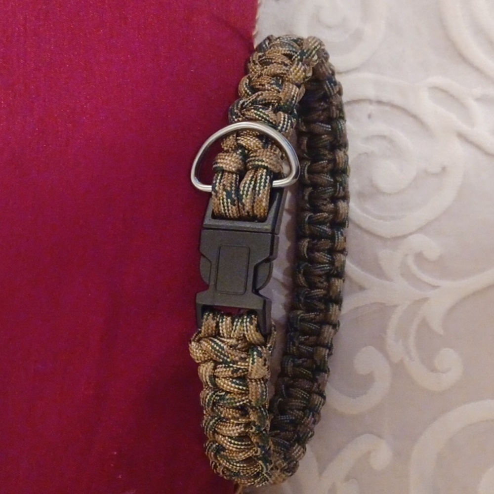 Dog Collar paracord handmade NWOT - Picture 2 of 4